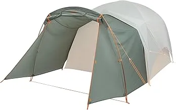 Big Agnes tent vestibule add-on setup showing extended covered space